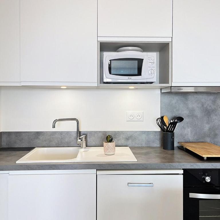 L'Allegria 1 ch, wifi, terrasse, parking, neuf - Appartement 1 Chambre - Vue sur Jardin - 18