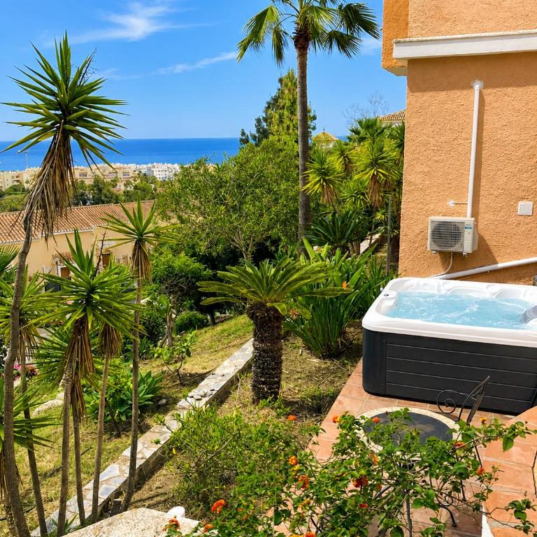 New Country-Private Villa - Hot tub - Mijas Costa - Villa con vistas al mar - 3