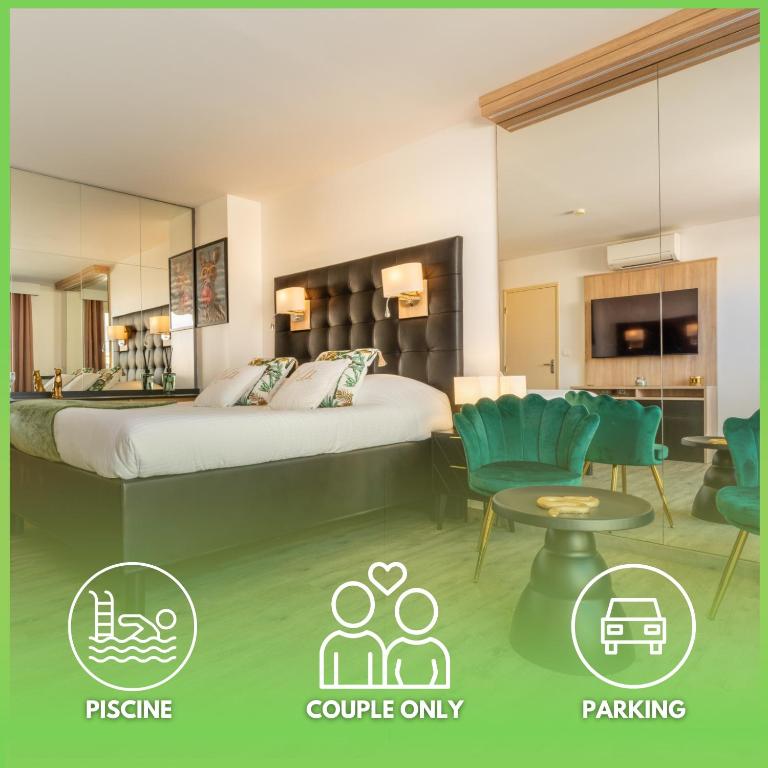 Le Naia Jardin d'Eden - Couple Only - Piscine - Jacuzzi - Parking - Village Naturiste - Appartamento con 1 Camera da Letto - 1
