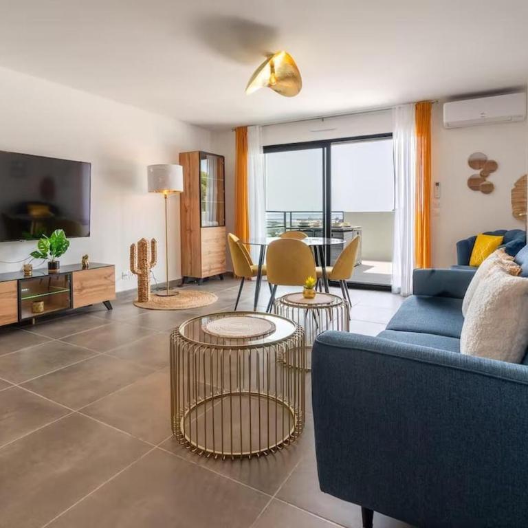 Appartement Sète Corniche proche plage - Terrasse, Parking, Clim, WiFi - Apartment mit 2 Schlafzimmern - 1