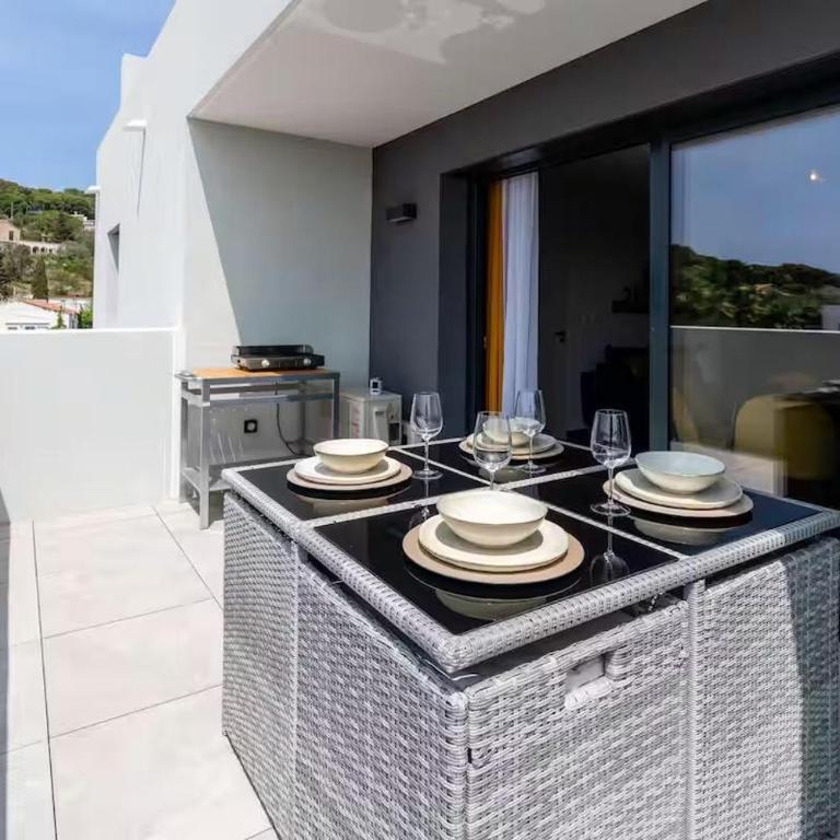 Appartement Sète Corniche proche plage - Terrasse, Parking, Clim, WiFi - Apartment mit 2 Schlafzimmern - 3
