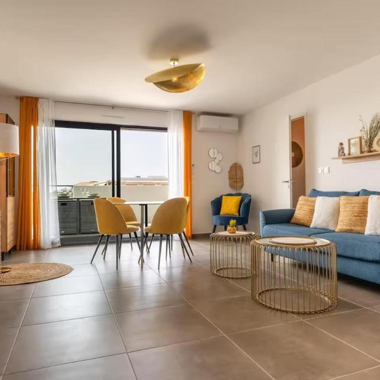 Appartement Sète Corniche proche plage - Terrasse, Parking, Clim, WiFi - Apartment mit 2 Schlafzimmern - 9