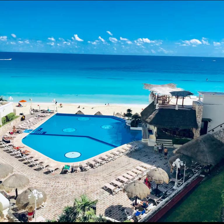Caribbean View at Cancun Plaza Beachfront Condos - Estudio con vistas al mar - 18