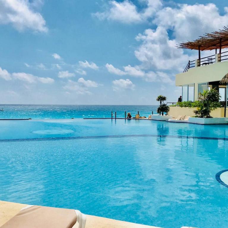 Caribbean View at Cancun Plaza Beachfront Condos - Estudio con vistas al mar - 13