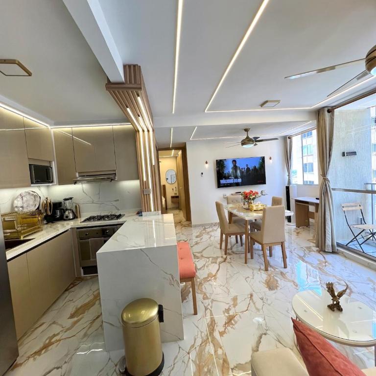Lujoso Apartamento Con Piscina En Conjunto Cerrado - Apartamento de 2 dormitorios con vistas - 6