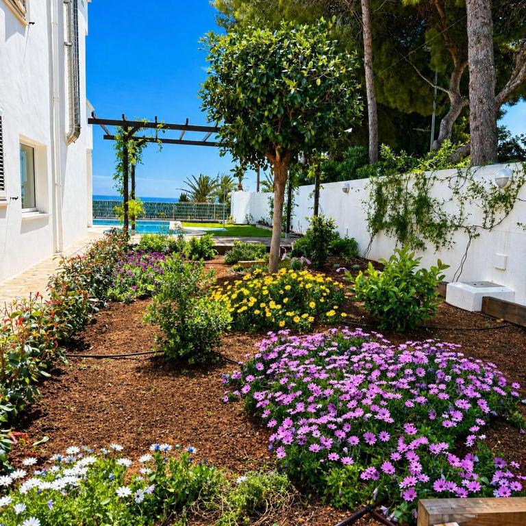 Preciosa villa con piscina, jardín y vistas al mar WIFI - Villa - 89