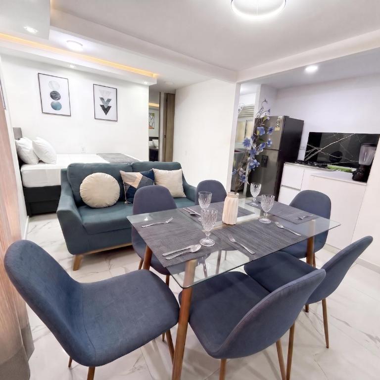 Moderno apto low cost 15 min CC buena vista 2 TV con parqueadero comunal - Apartamento de 3 dormitorios - 9