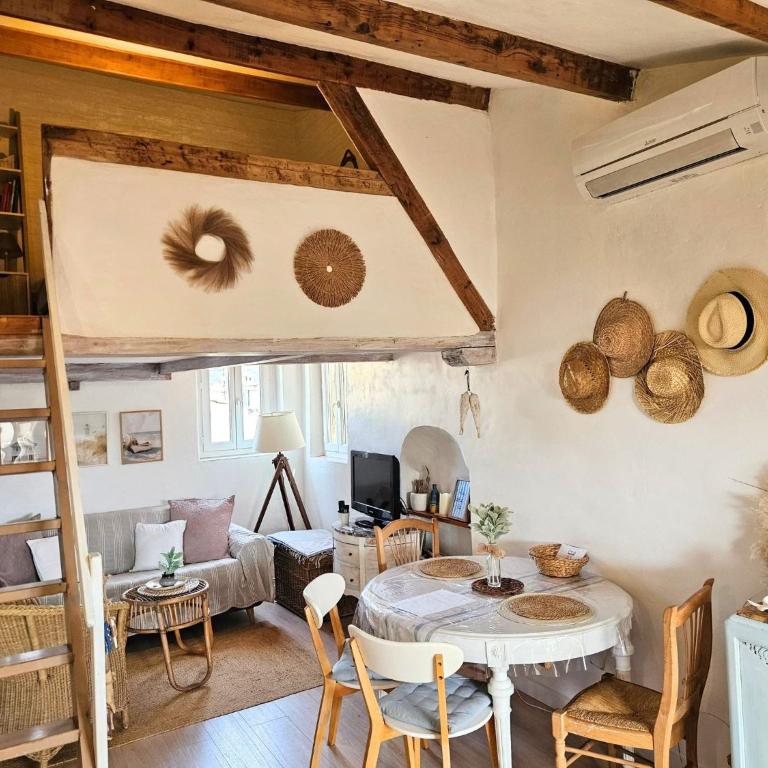 Joli cocon sous les toits au cœur de Vence et sa charmante terrasse tropezienne - Appartement 1 Chambre - 4