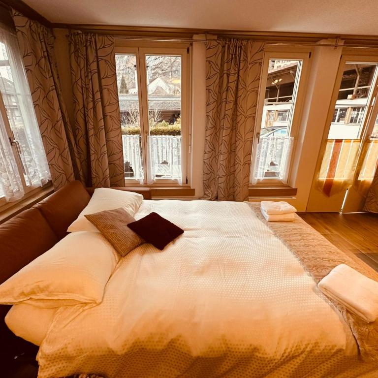 Lauterbrunnen Beautiful Staubbach apartment in a charming Chalet - Apartment mit 2 Schlafzimmern - 31