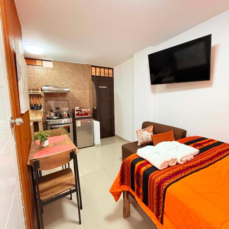 Studio Apartment - Apartamento Estudio - 1 cama doble - 2