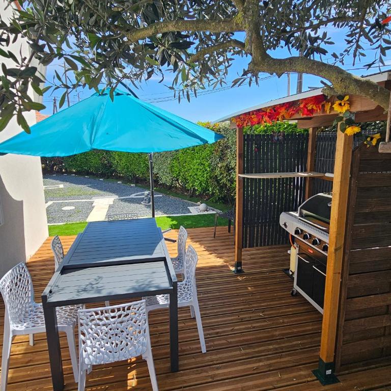 Maison de plain-pied jardin calme - 6 pers. - FR-1-71-112 - Casa - 1