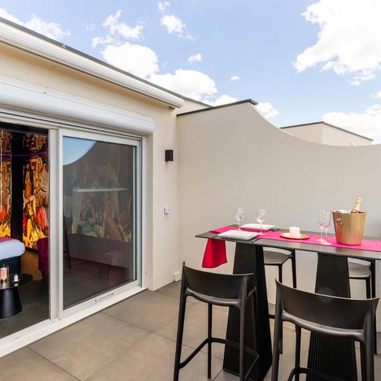 le Velvet Jardin d'Eden Couple Only - vue mer - piscine - garage privé - Village Naturiste - Appartamento con 1 Camera da Letto - 21