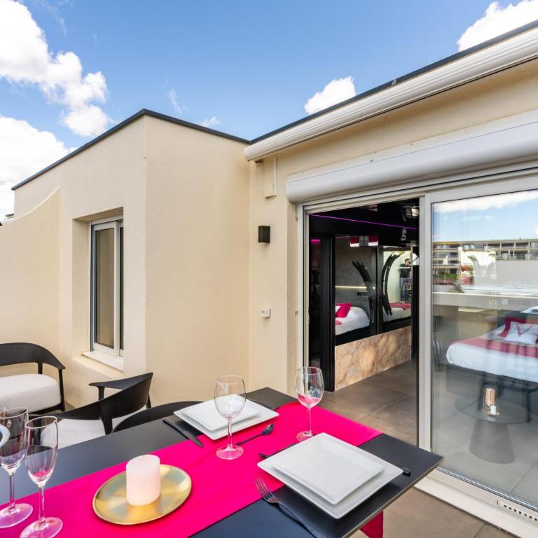 le Velvet Jardin d'Eden Couple Only - vue mer - piscine - garage privé - Village Naturiste - Appartamento con 1 Camera da Letto - 22