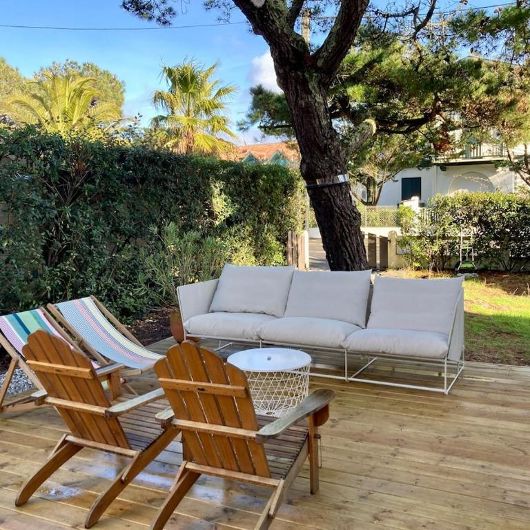 Villa 5 ch 10 personnes Loustau, Capbreton plage - Villa avec Piscine Privée - 13