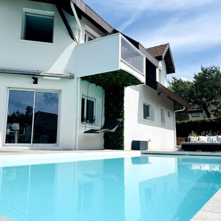 villa au calme avec piscine et vue sur le lac - Villa mit 3 Schlafzimmern - 55