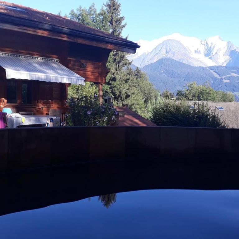 Magnifique chalet , 10 personnes, vue panoramique, bain nordique - Chalet - 49