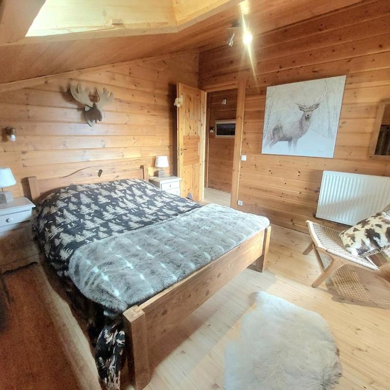 Magnifique chalet , 10 personnes, vue panoramique, bain nordique - Chalet - 59