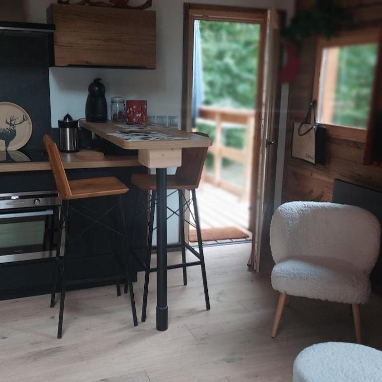 Magnifique chalet , 10 personnes, vue panoramique, bain nordique - Chalet - 63