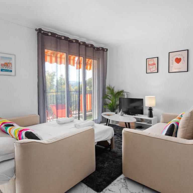 Appartement 4 personnes avec magnifique vue mer - Apartment mit 1 Schlafzimmer - 2
