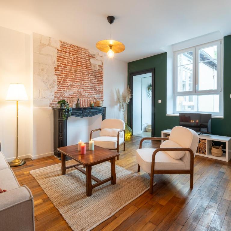 La Terrasse des Sacres au pied de la Cathédrale - Apartment mit 2 Schlafzimmern - 5