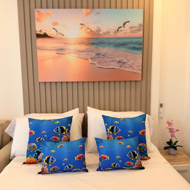 Santa Marta Paradise Donde el Océano es tu Vecino Terraz - One-Bedroom Apartment with Sea View and Terrace - 3