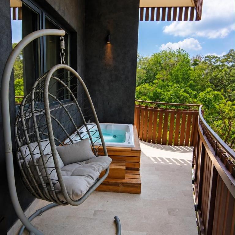 Jungle Guardian - Rooftop Pool & Beach Club in Zona Hotelera Tulum - Two-Bedroom Apartment with Private Pool - 6