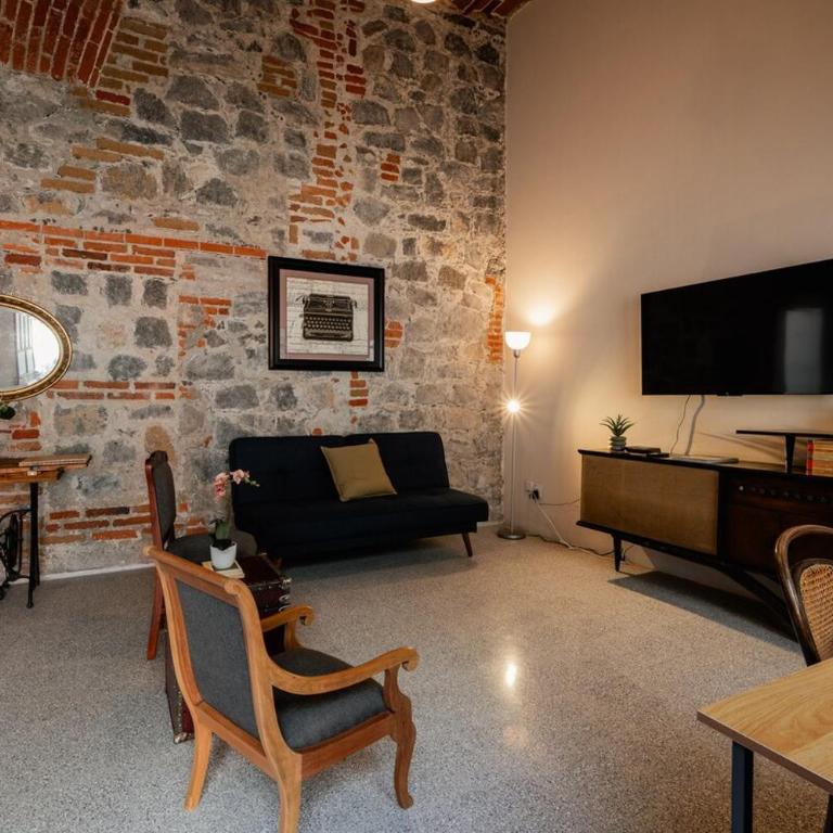 Loft #110 Centro Histórico con Balcones y Terraza Compartida Vista Panorámica - Apartamento de 1 dormitorio - 17