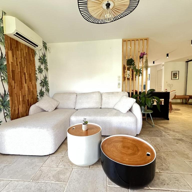 Piscine et jardin 600m2 au cœur de Hyères - Villa mit 3 Schlafzimmern - 20