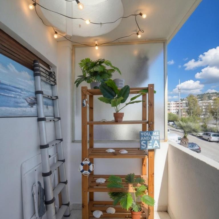 FRGK 'COPACABANA' Palm Beach Riviera Studio Terrace, Parking, AC High Speed Wi-Fi - Appartement avec Terrasse - 8