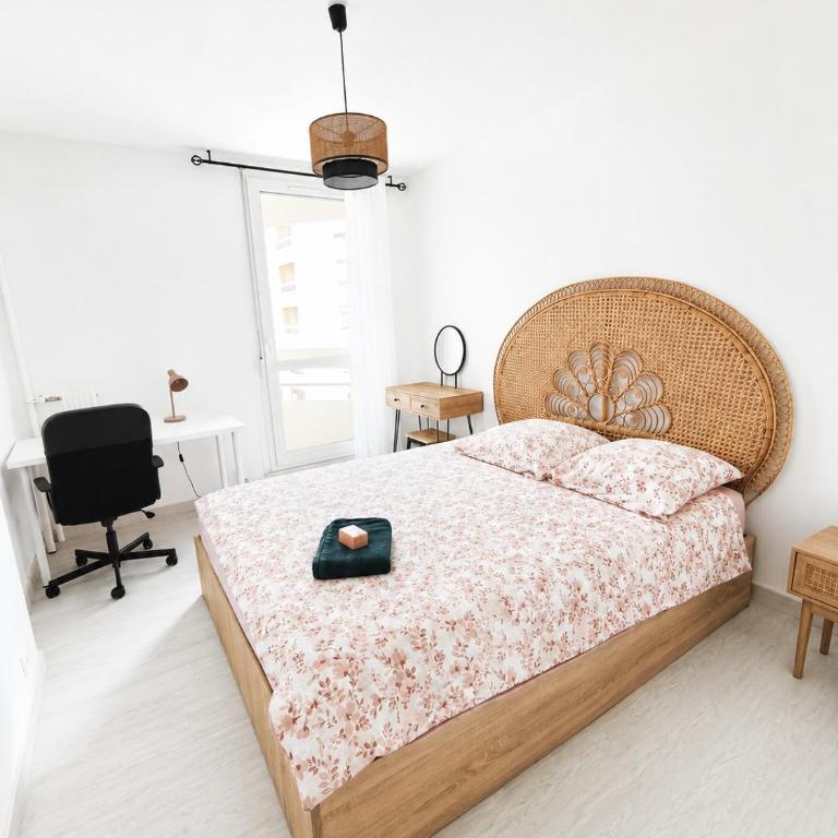 Appartement élégant & lumineux 100 m2 - 3 chambres - 2 balcons - 7 min du centre-ville Reims - Appartamento con 3 Camere da Letto - 2