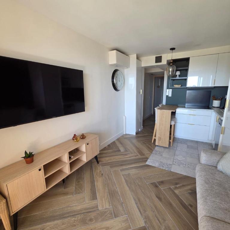 Cap Esterel Appart T2 Vue Mer Climatisé 4-5 personnes - Proche Plage et Commerces avec jardin, Parking gratuit, WiFi, 5 acces piscine - - Appartement 2 Chambres - Vue sur Mer - 12