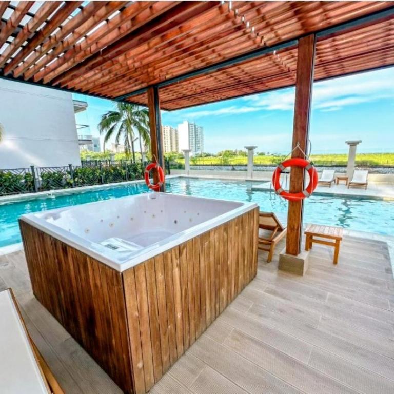 Loft Vista Mar Club House Piscina Pozos Colorados - One-Bedroom Apartment - 29