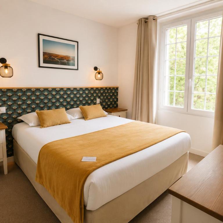Hôtel Villa Flornoy Pornichet Baie de la Baule - Chambre Double ou Lits Jumeaux - 3