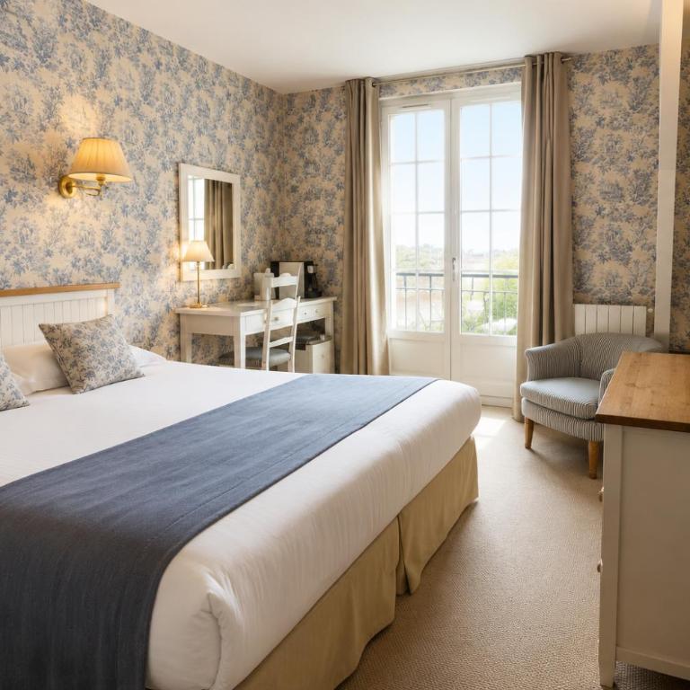 Hôtel Villa Flornoy Pornichet Baie de la Baule - Chambre Double ou Lits Jumeaux - 1