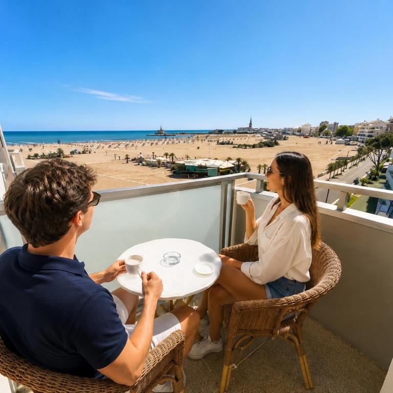 Hotel Karinzia - Comfort Twin/Double Room with Balcony and Lateral sea view - 9