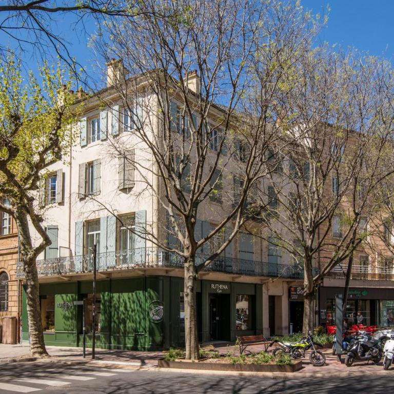 Le Central centre-ville,fibre,balcon,clim - Appartement 2 Chambres - 25