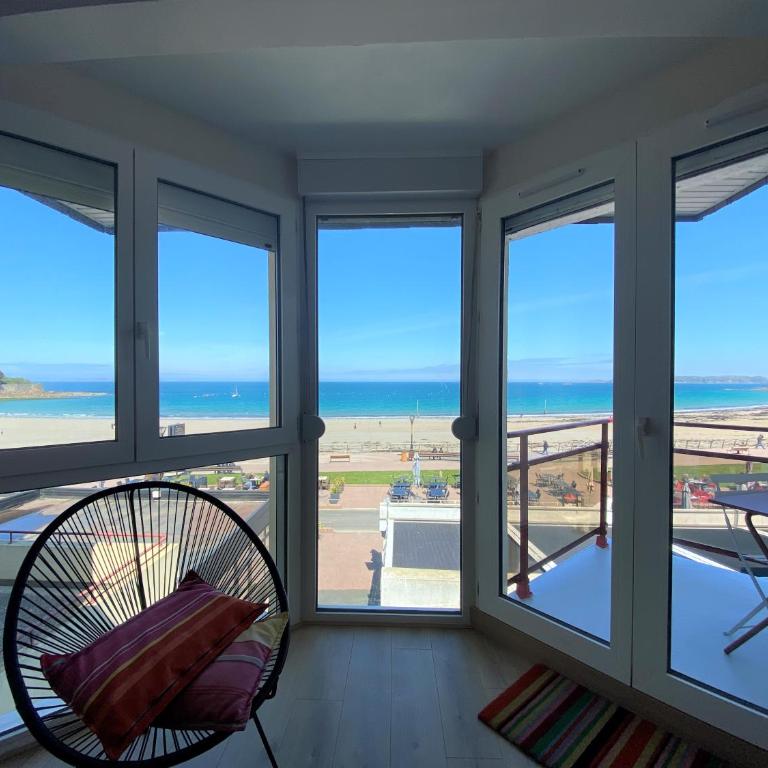 Appartement VUE MER EXCEPTIONNELLE plage de Trestraou à PERROS-GUIREC - Réf 503 - Apartment mit 2 Schlafzimmern - 4