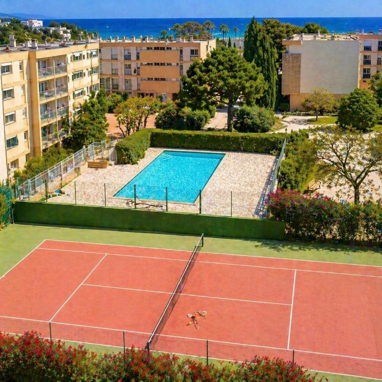 Les Cyclades, Vue mer & détente avec piscine et tennis - Appartement - Vue sur Mer - 3