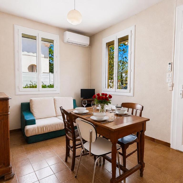 Authentique Canétoise proche plage, terrasse, clim - Maison 2 Chambres - 8