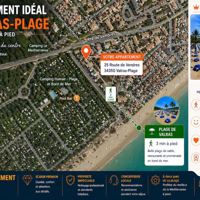 Studio cosy avec vue sur mer - Terrasse et Parking - Apartamento con vistas al mar - 10