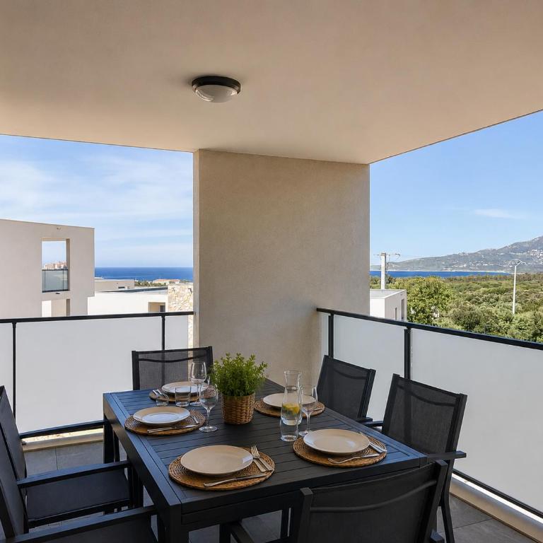 T2 - Résidence avec piscine - Appartamento con 1 Camera da Letto, Vista Mare e Terrazza - 7