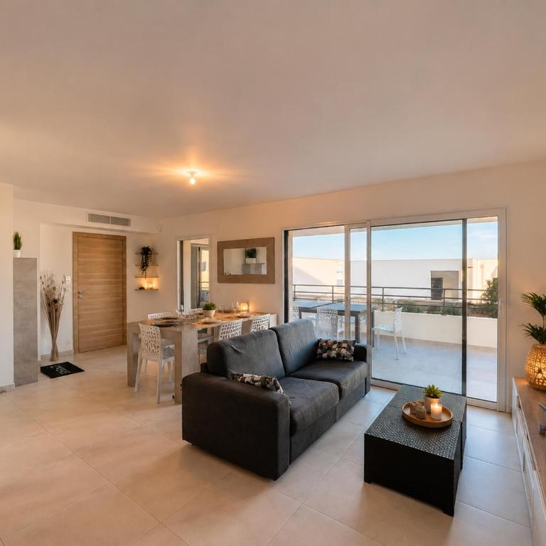Charmant T3 dans une résidence neuve avec piscine - Appartement Familial 2 Chambres - 2