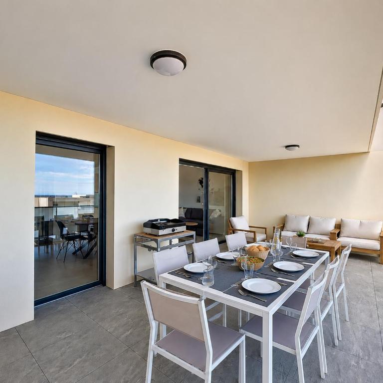 T3 vue sur la baie de Calvi - Apartment mit 2 Schlafzimmern, Terrasse und Meerblick - 1