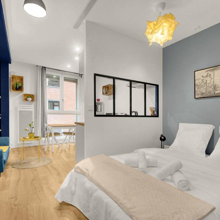 Appartement Lumineux Centre-Ville - Proche Métro - Appartamento con 1 Camera da Letto - 3