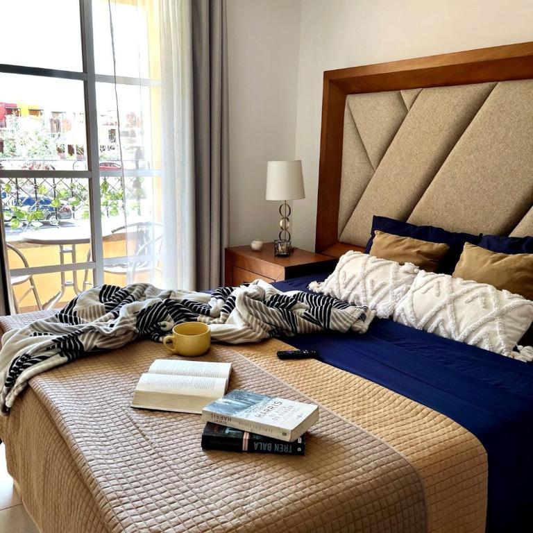 Depa p4 con balcón, WiFi y estacionamiento - Two-Bedroom Apartment - 6