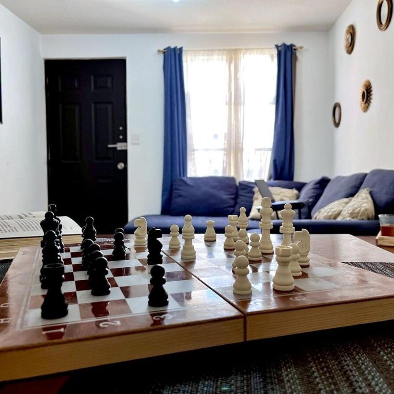 Depa p4 con balcón, WiFi y estacionamiento - Two-Bedroom Apartment - 7