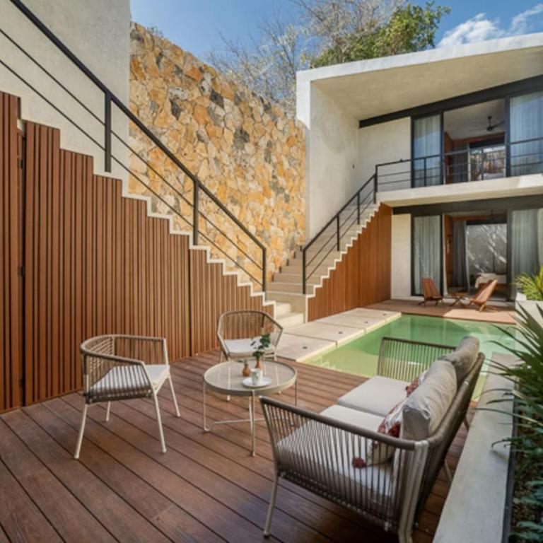 Design Retreat with Pool in Centro Merida Santiago - Three-Bedroom Vacation Home - 1