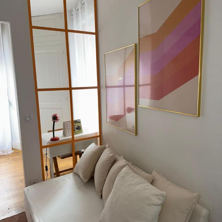 Orange Pastel - Parking gratuit - T2 cosy proche gare, GEM, Palais de justice - Apartment mit 1 Schlafzimmer - 2
