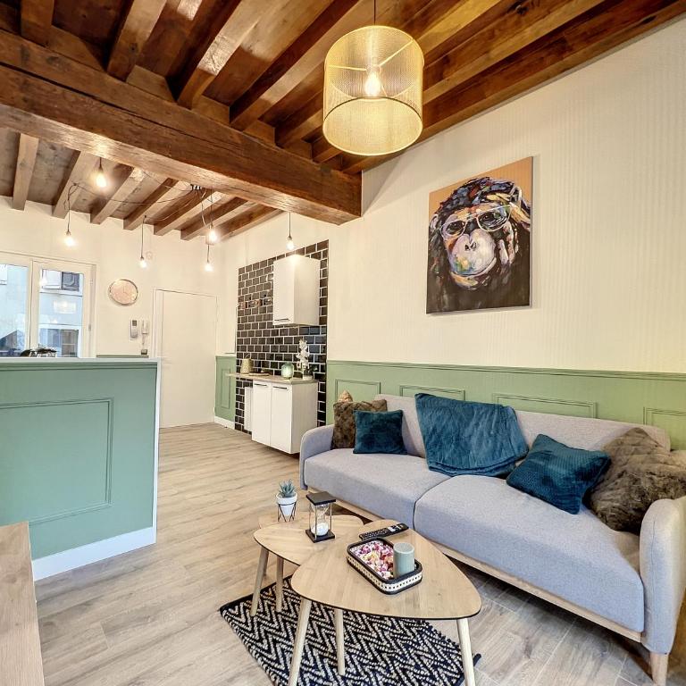 Les Terrasses du Bouchon - Coeur de Troyes - 3 pers - Apartment mit 1 Schlafzimmer - 3