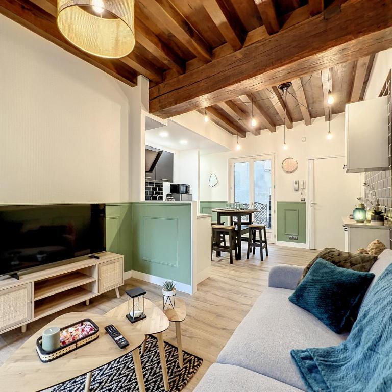 Les Terrasses du Bouchon - Coeur de Troyes - 3 pers - Apartment mit 1 Schlafzimmer - 4